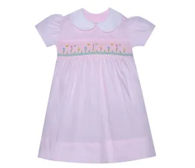 Smocked Dress - Spring Flowers