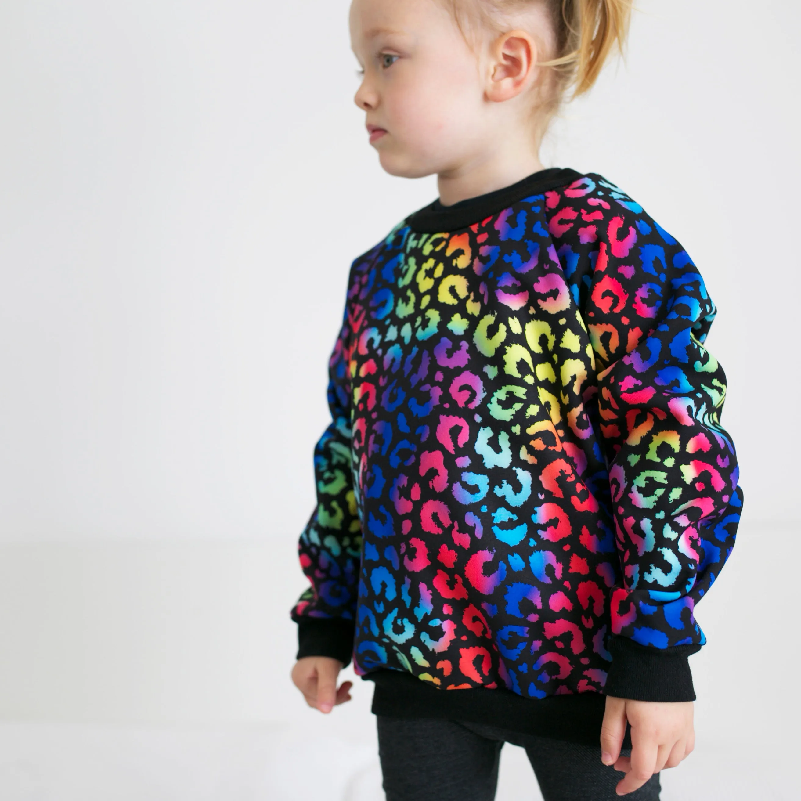 Splash proof leopard sweater