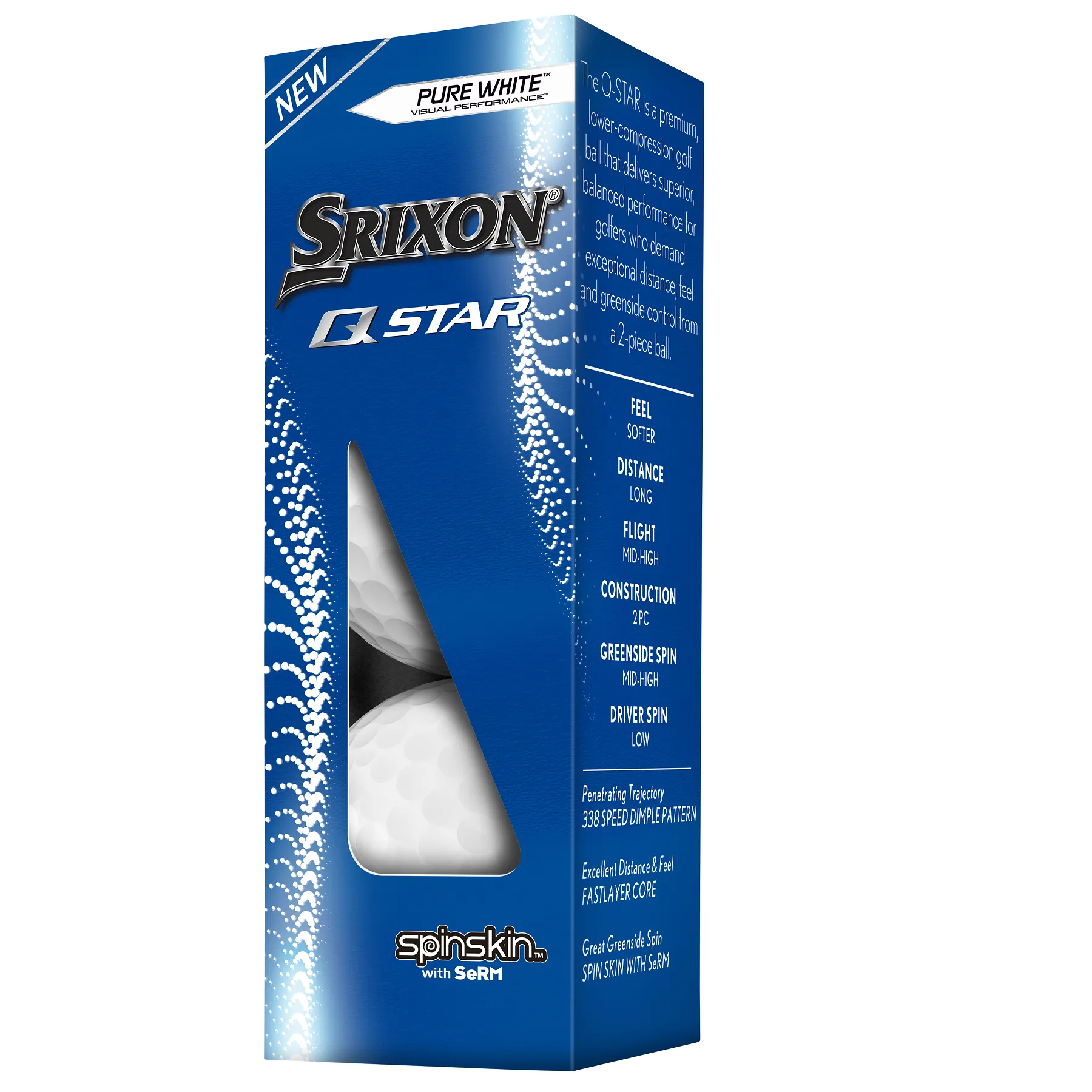 Srixon Q-Star Golf Balls - Sleeve