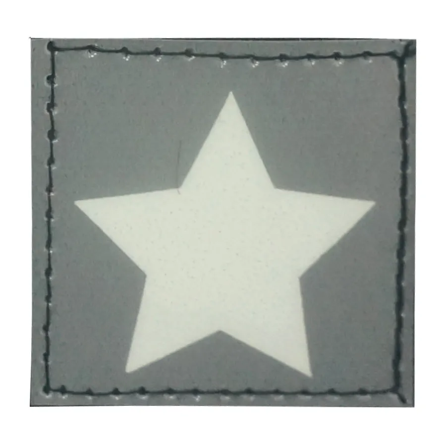 STAR GITD PATCH - BLUE GLOW IN THE DARK