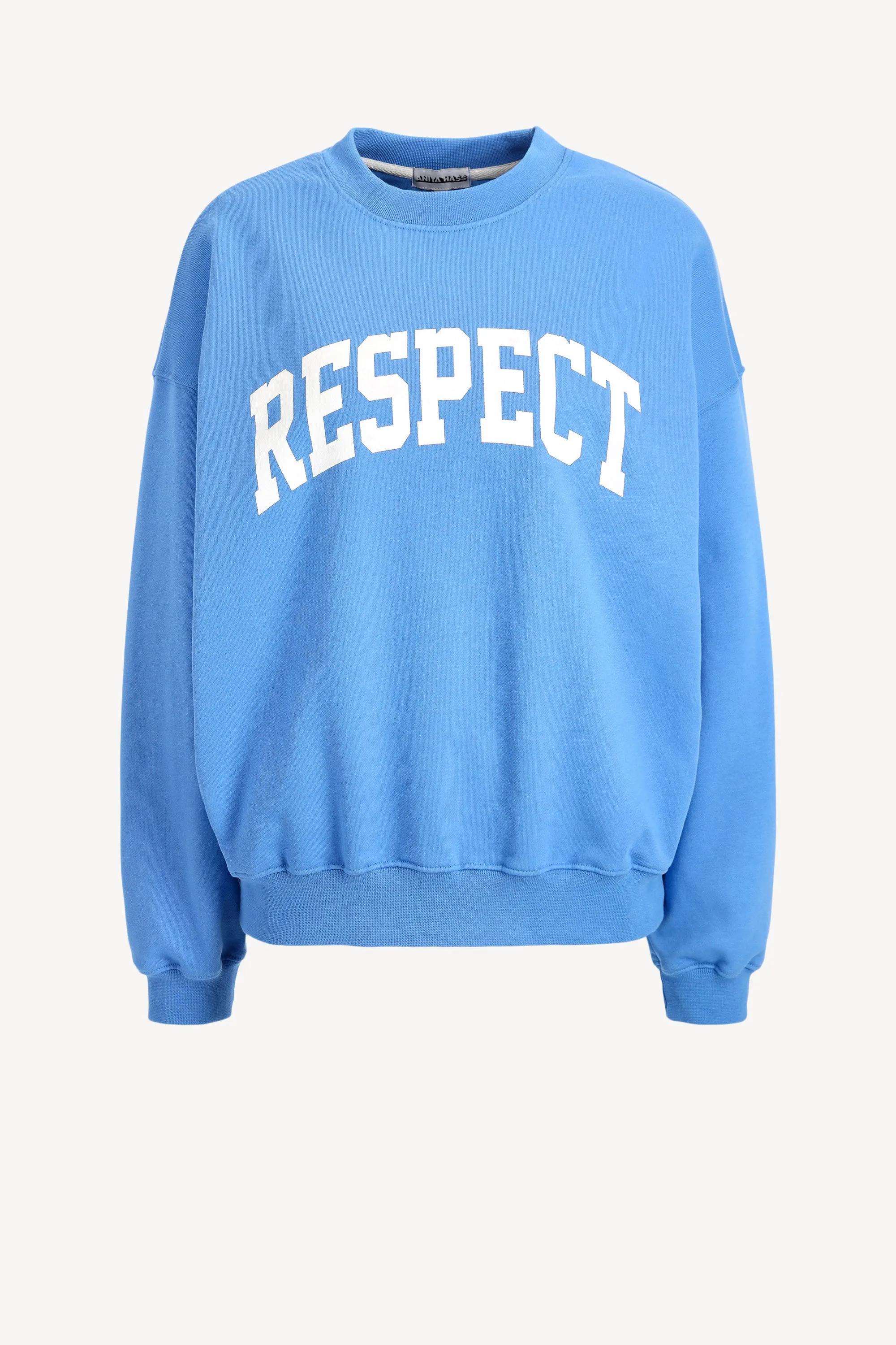 Sweatshirt 'Respect' in Blau