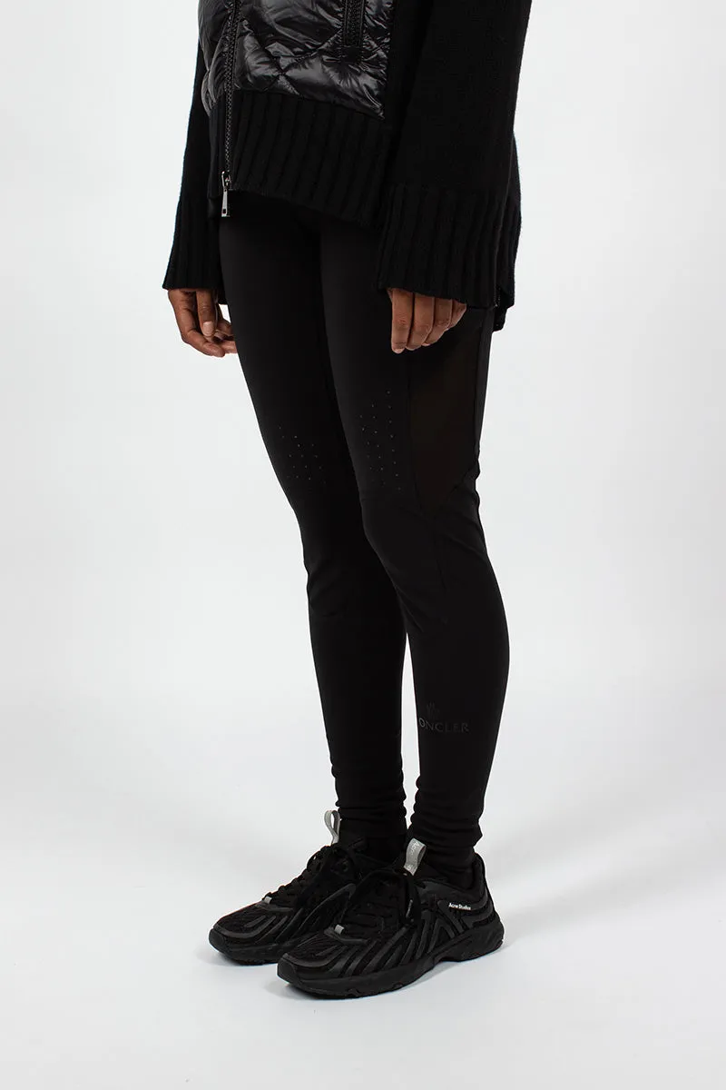 Technical Jersey Leggings Black