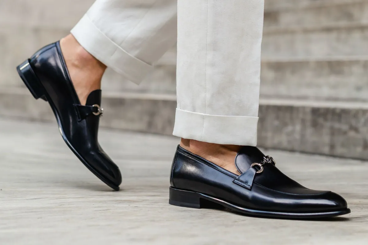 The Caine Bit Loafer - Nero