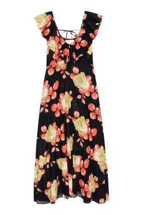 The Great Geranium Dress in Cabbage Rose Print