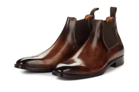 The Wayne Low-Cut Chelsea Boot - Chocolate