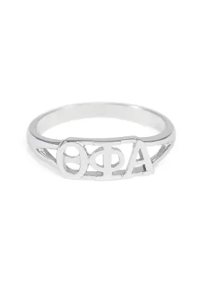 Theta Phi Alpha Sterling Silver Ring