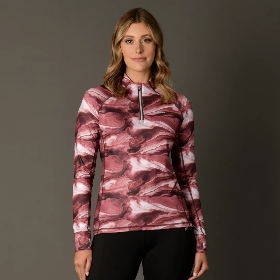 Weatherbeeta Ruby Printed Long Sleeve Top