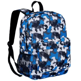 Wildkin Blue Camo Crackerjack Backpack School Bag