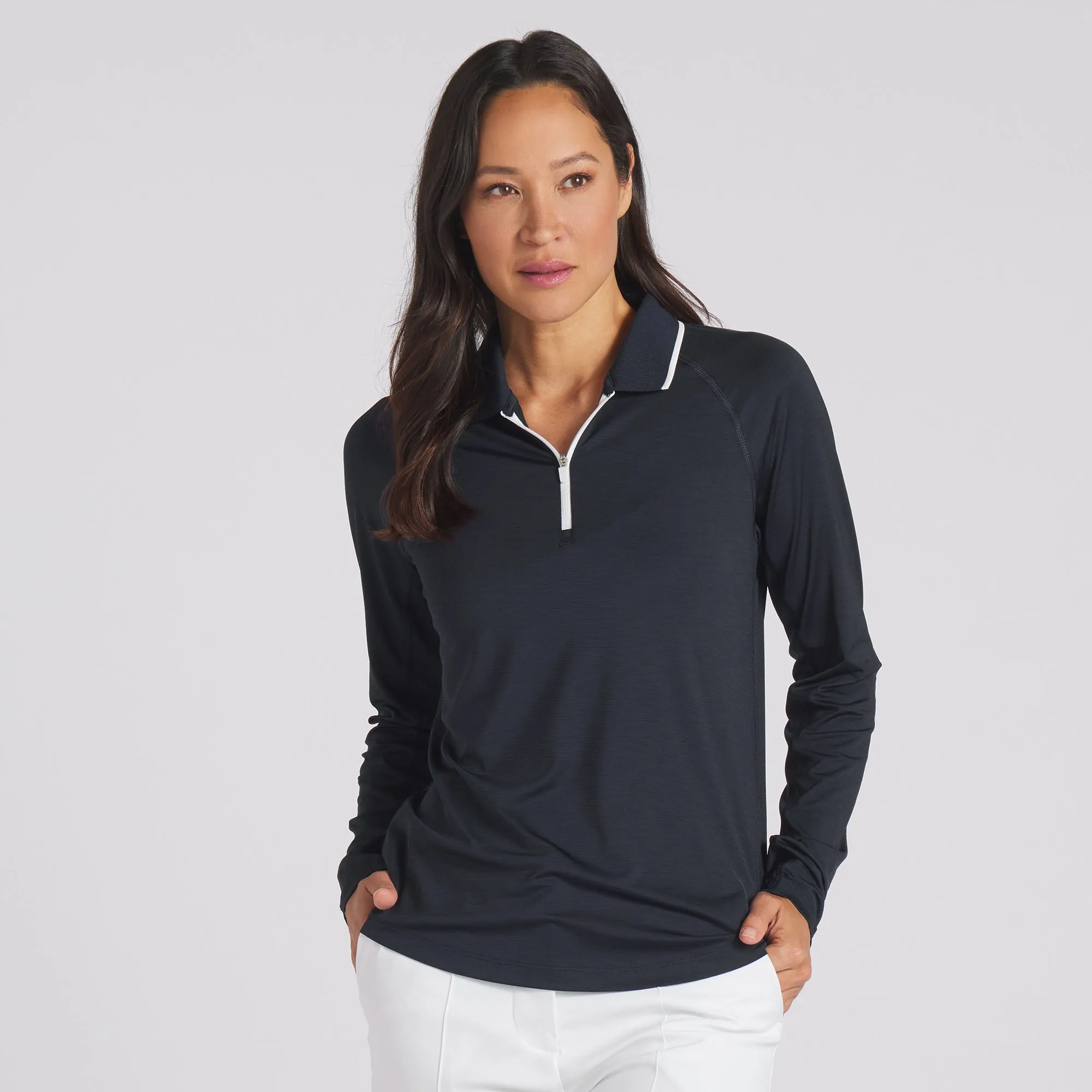 Women's YouV Long Sleeve Golf Polo