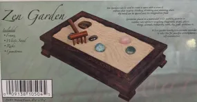 Zen Garden,Sm Walnut Finish 4 5/8 x 7 3/4